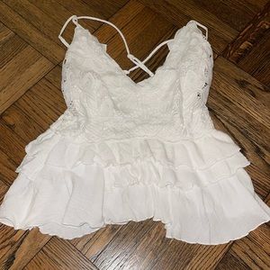 free people chelsea and violet crop tank size xs